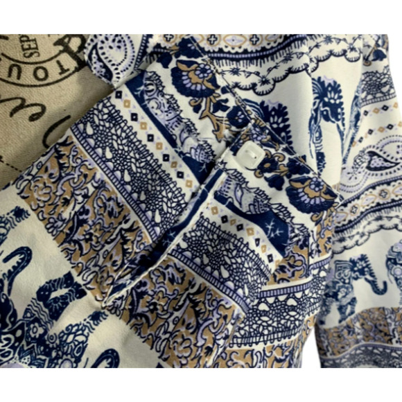 Live 4 Truth Women's Size XL Mini Dress Elephant Print Elastic Waistline Pockets - Picture 14 of 16